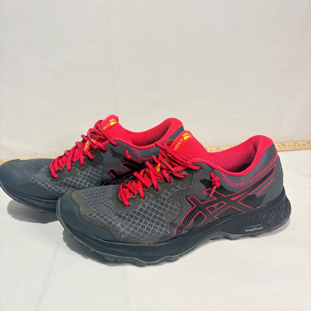 Asics Gel-Sonoma 4 Womens 9.5 Trail Running Shoes Grey Pink 1012A160